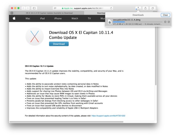 Mac Os 10.11 Upgrade Download